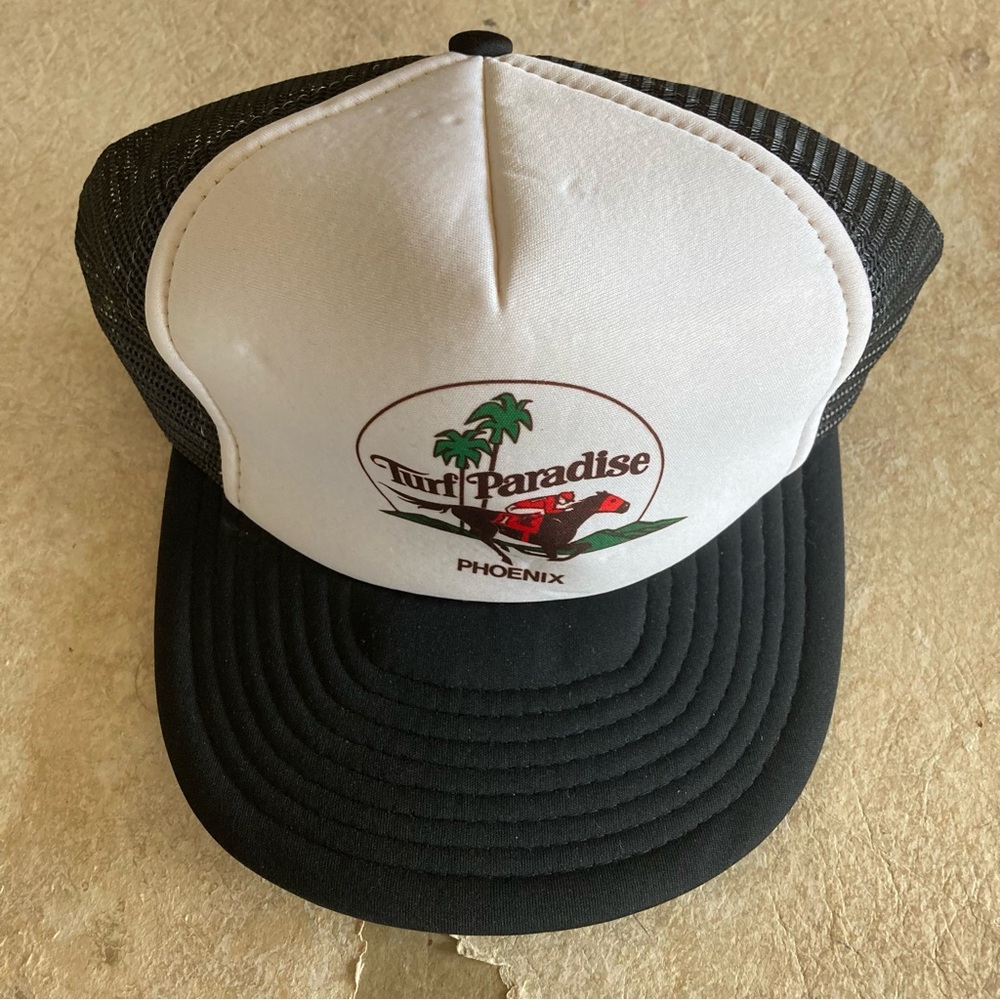 Turf Paradise Trucker Hat NWOT